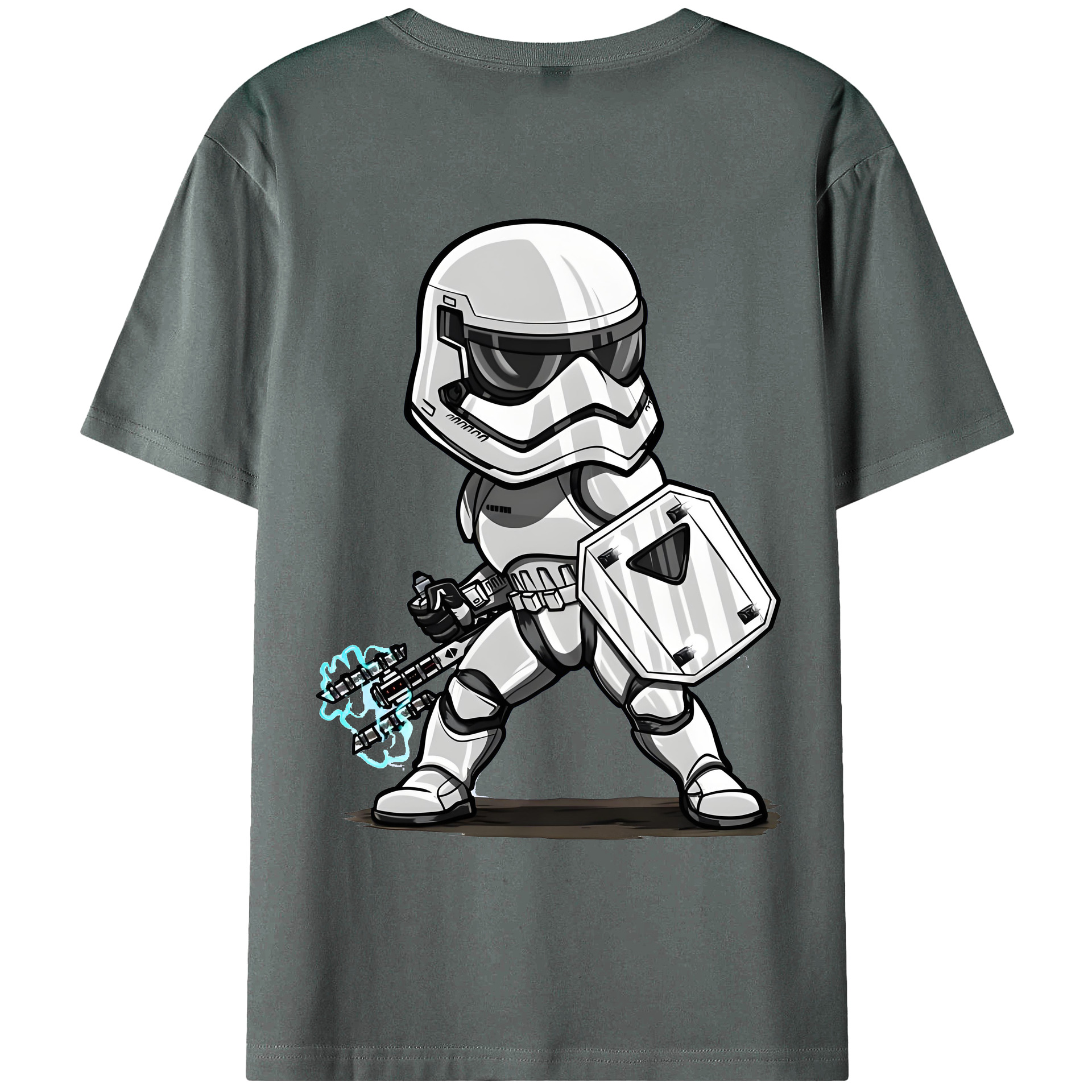 （画像用） スター・ウォーズ Star Wars 綿100％ メンズ半袖Tシャツ（バックプリント） 通気性